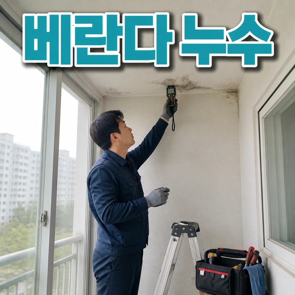 광주광역시 배관수리비용 - 베란다누수 관련 상담 안내 이미지